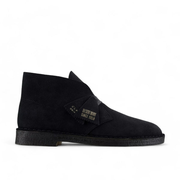 Scarpe Clarks Desert Boot in Suede - Blue Navy