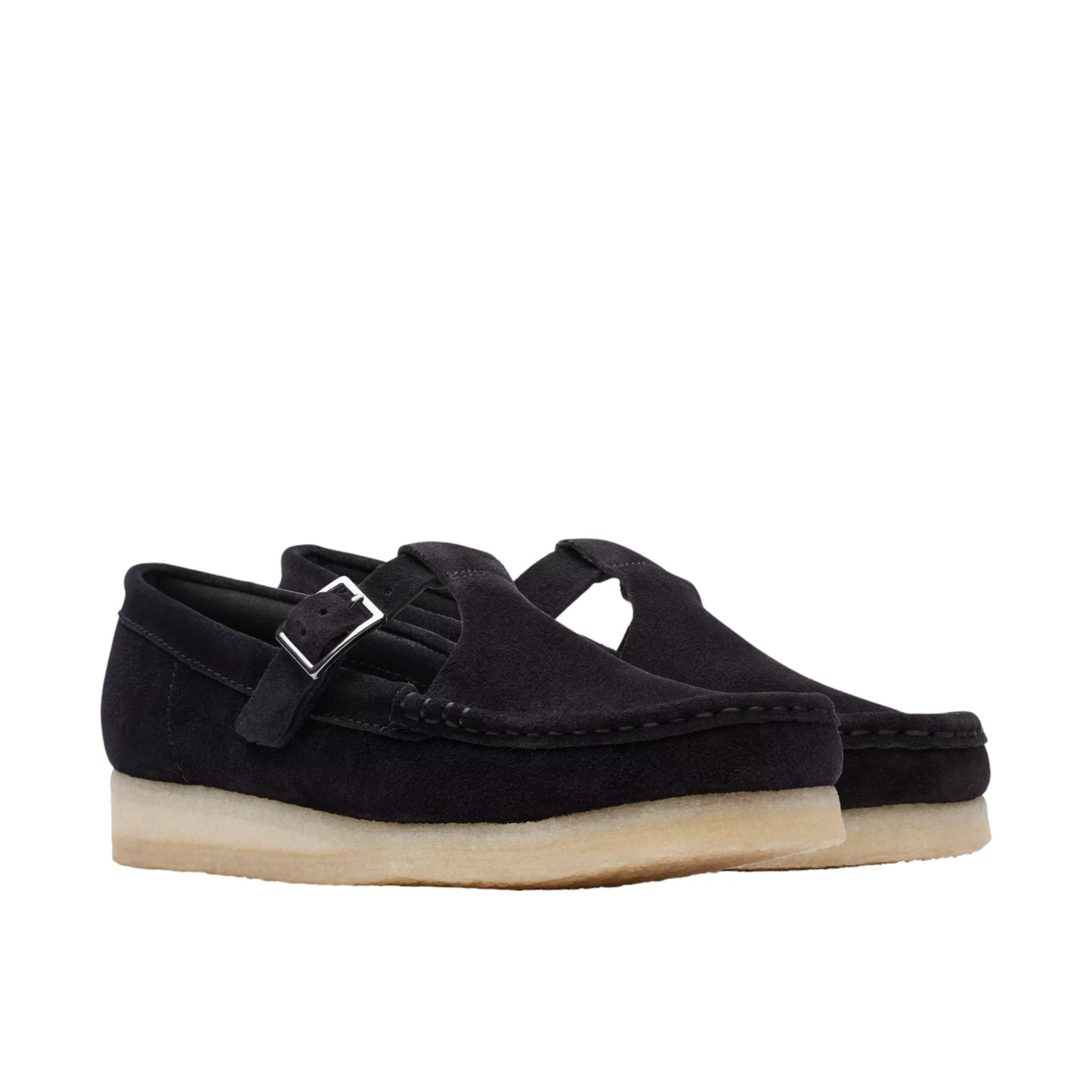 Scarpe Clarks Wallabee T Bar - Black Francis Concept