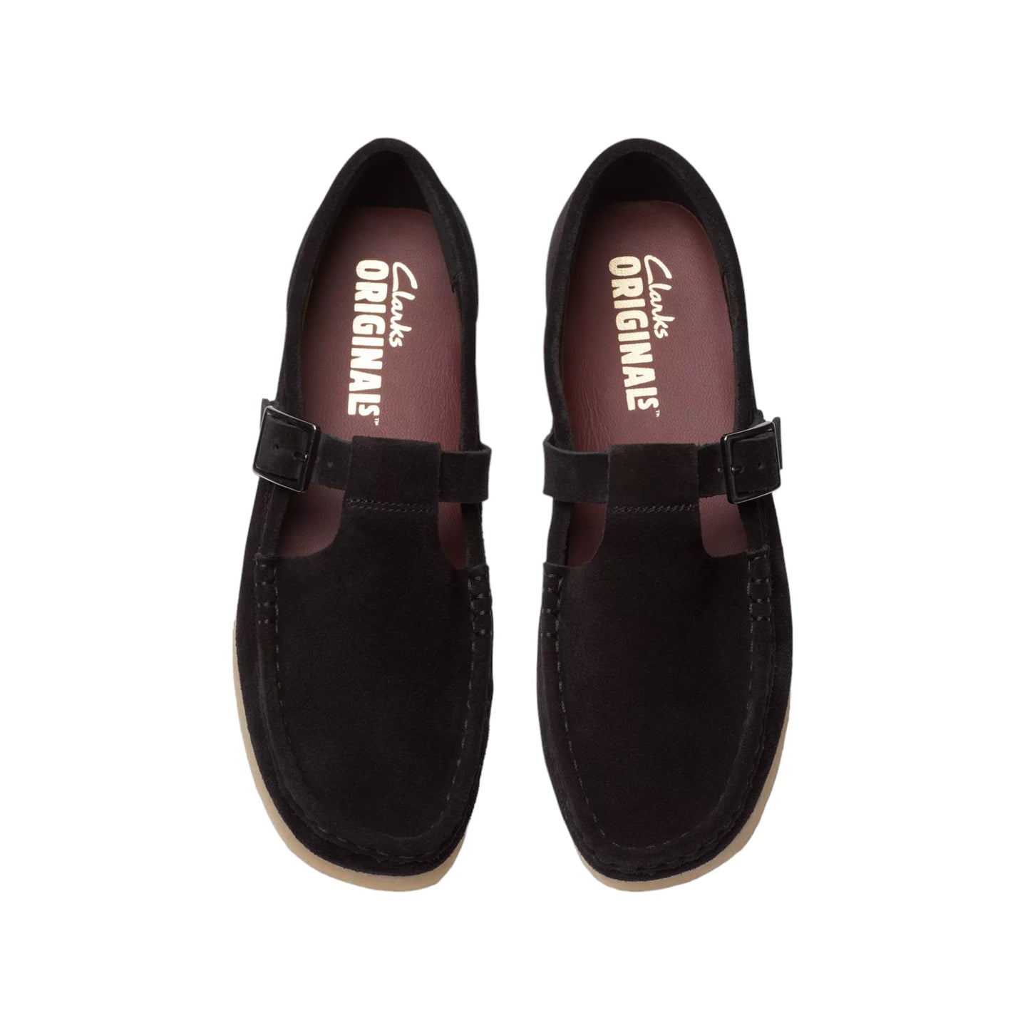 Scarpe Clarks Wallabee T Bar - Black Francis Concept