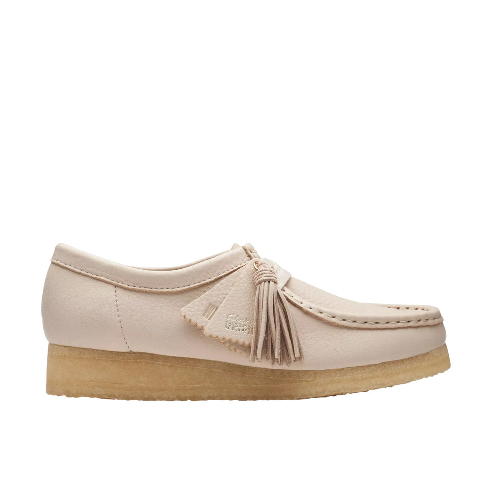 Scarpe Clarks Wallabee - Beige Leather Francis Concept