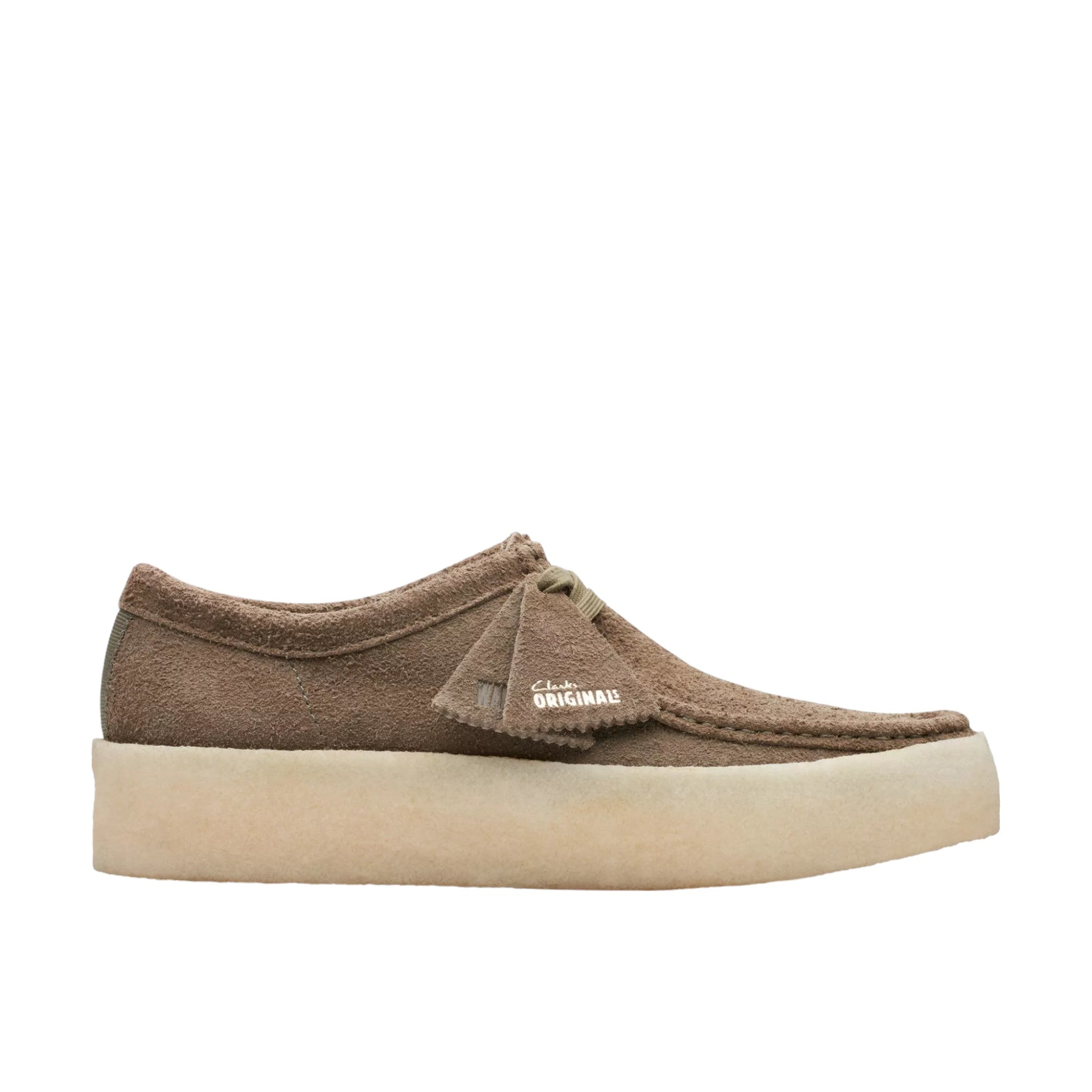 Scarpe Clarks Wallabee Cup Pale Khaki Suede