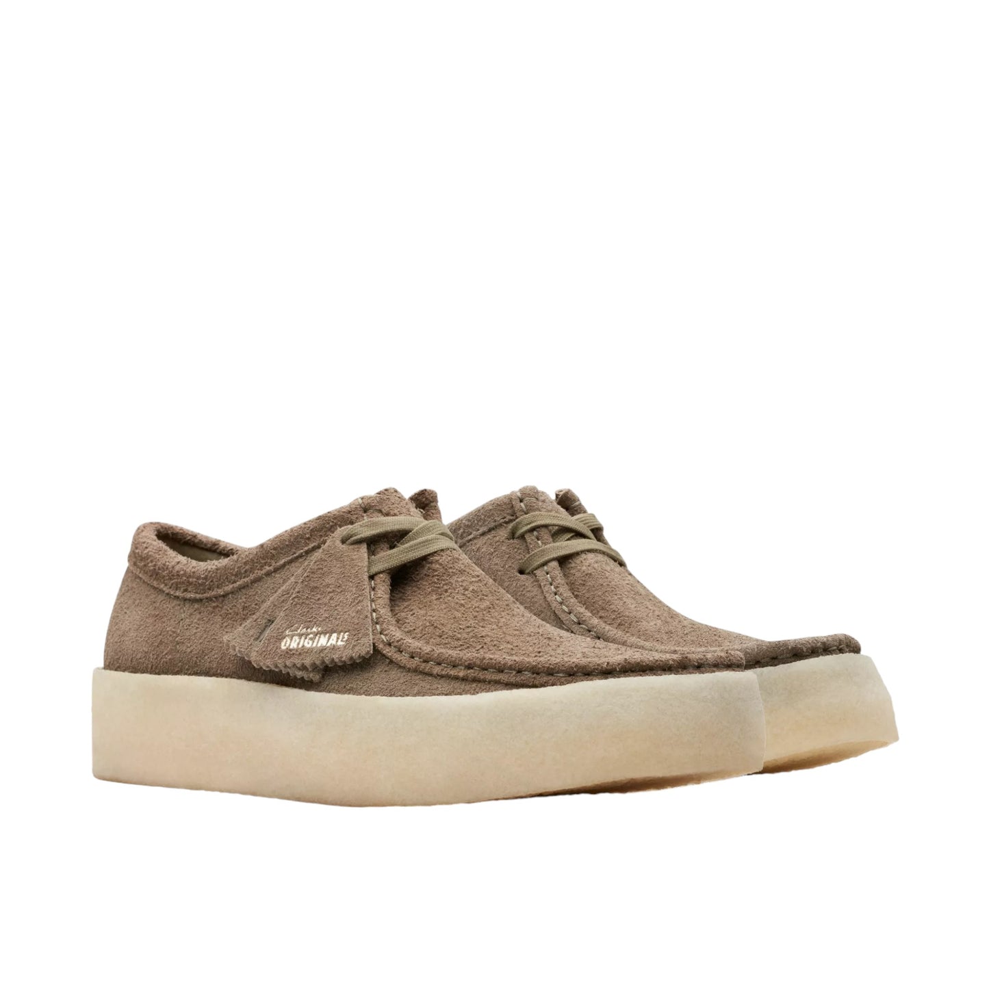 Scarpe Clarks Wallabee Cup - Pale Khaki Suede Francis Concept