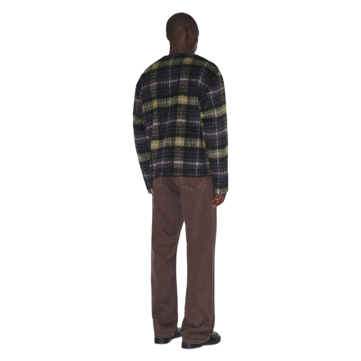 Cardigan Dr.Denim Julian Cardigan - Black Olive Check