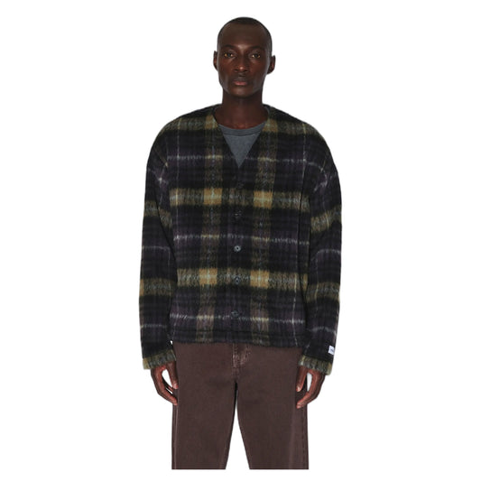 Cardigan Dr.Denim Julian Cardigan - Black Olive Check