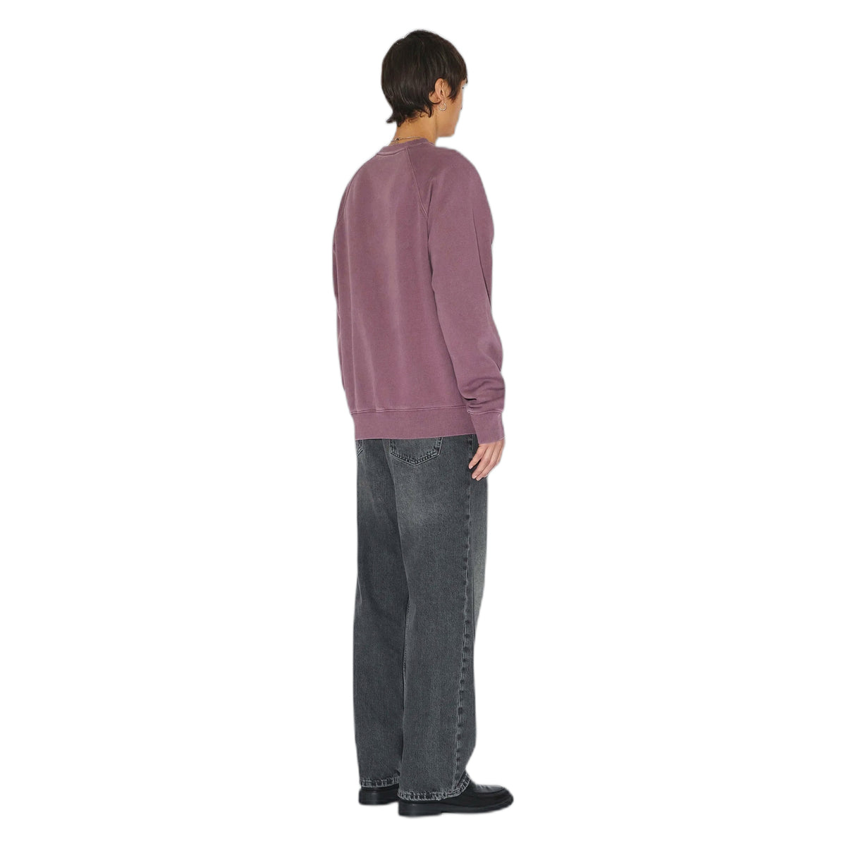 Felpa Dr.Denim Andie Sweater - Aubergine Overdye