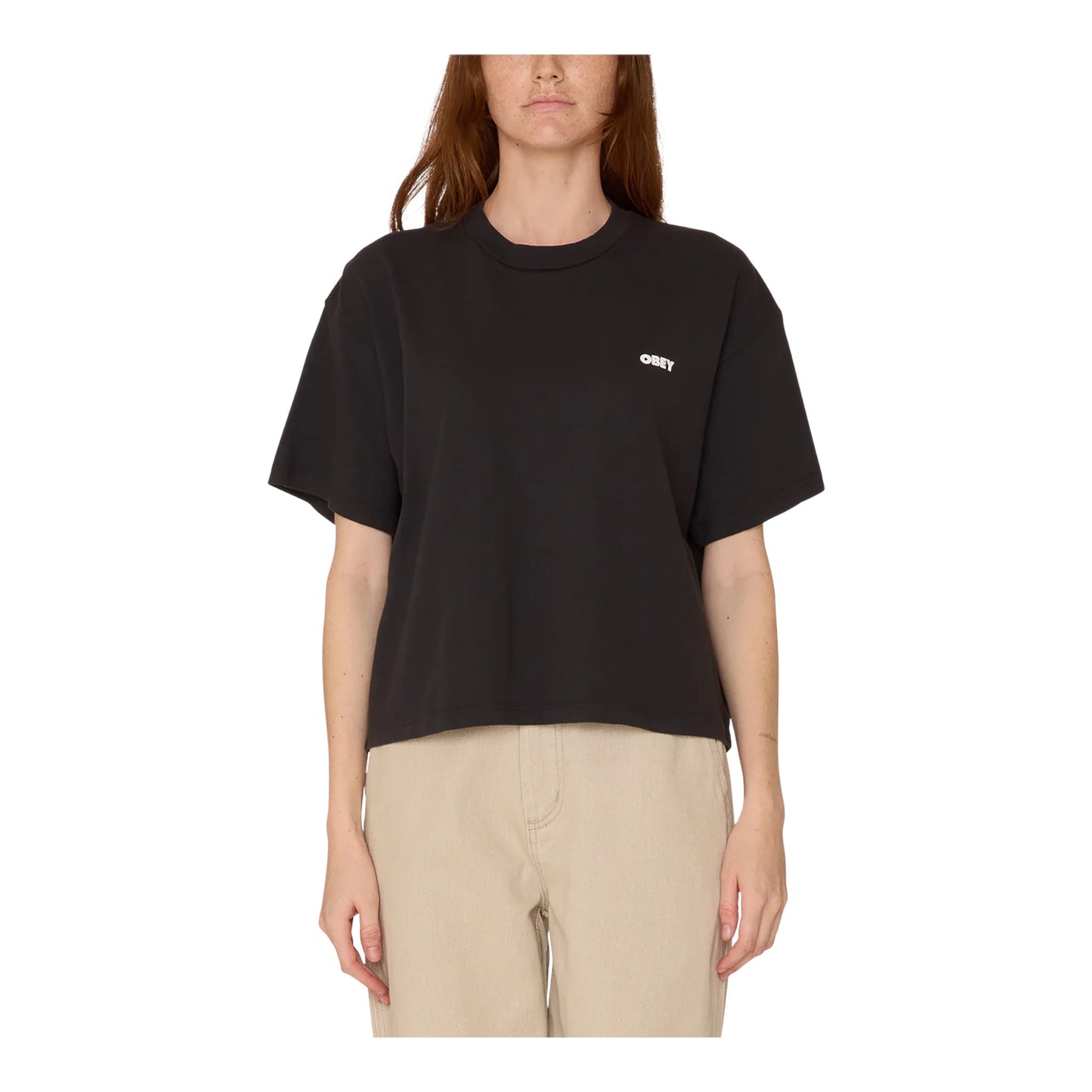 T- Shirt Obey Disinformation Resistence Tee - Black