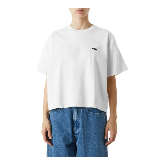 T-Shirt Obey Disiformation Resistance Tee - White Francis Concept