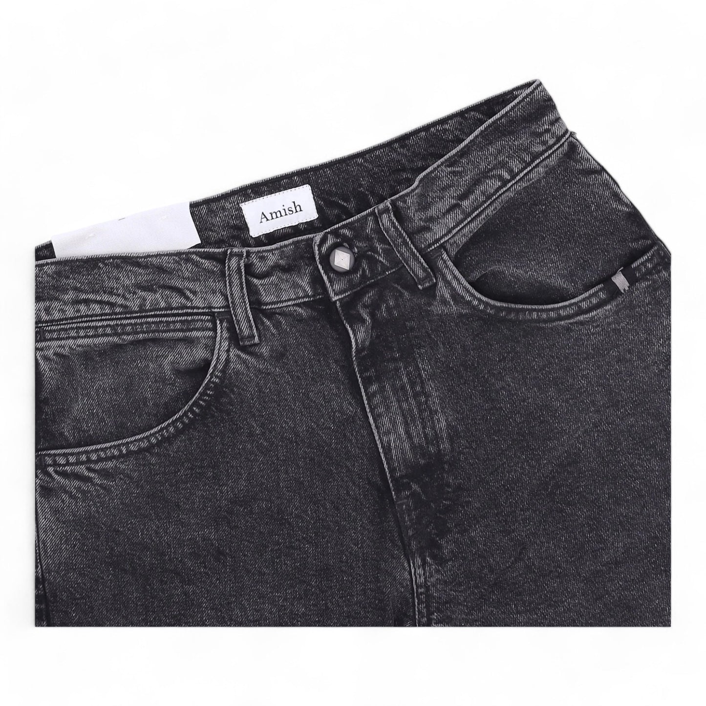 Jeans Uomo Amish Supplies James - Denim Black Stone Francis Concept