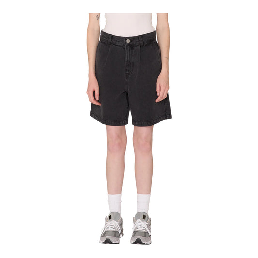 Shorts Obey Eli II Denim Pleated Short - Black Ash
