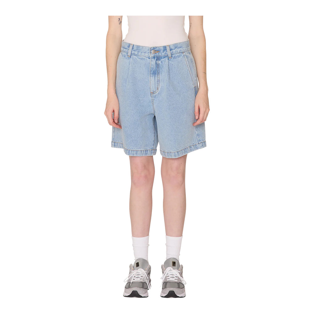 Shorts Obey Eli II Denim Pleated Short - Cirrus