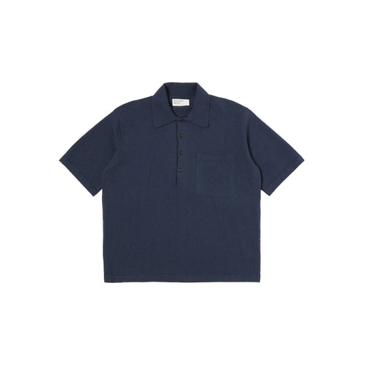 Universal Works Polo Pullover Knit - Indigo