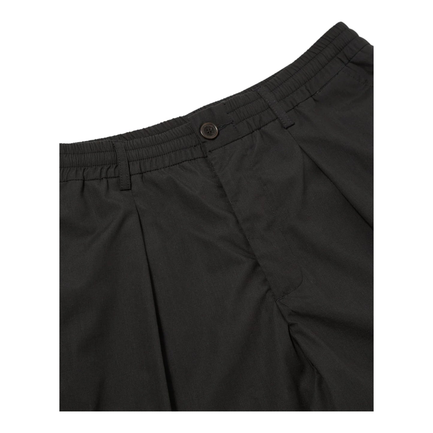 Bermuda Universal Works Pleated Track Short - Black Francis Concept