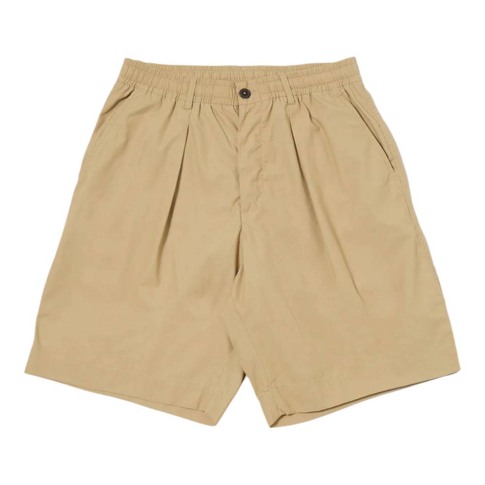Bermuda Universal Works Pleated Track Short - Sand Francis Concept