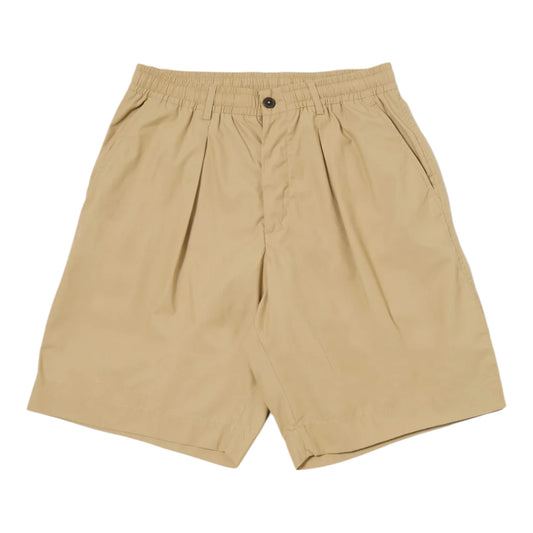 Bermuda Universal Works Pleated Track Short - Sand Francis Concept
