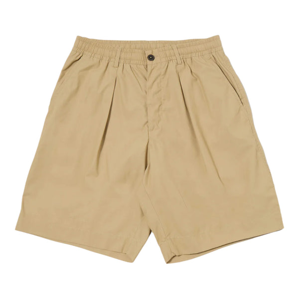 Bermuda Universal Works Pleated Track Short - Sand Francis Concept