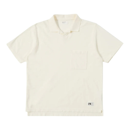 Polo Universal Works Vacation Polo - Ecru Francis Concept