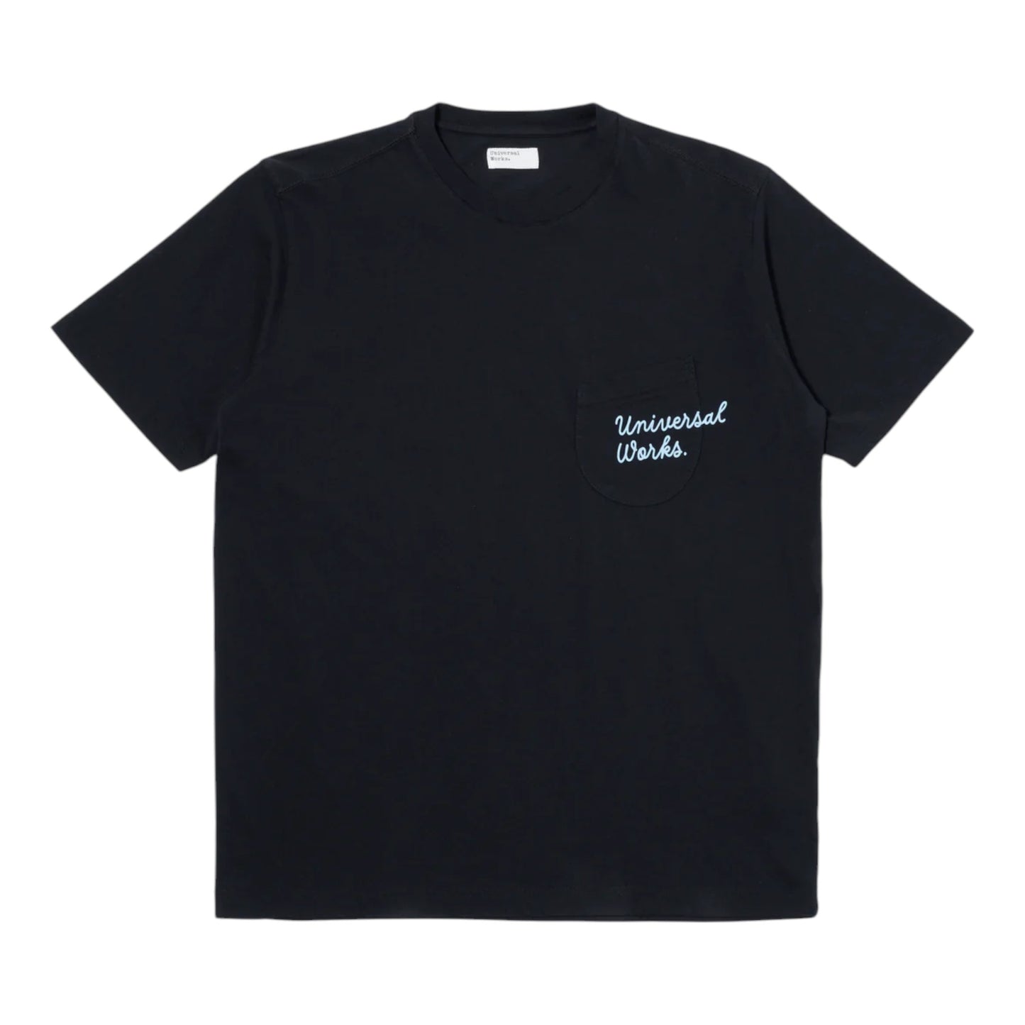 T-Shirt Universal Works Print Pocket Tee - Black Francis Concept
