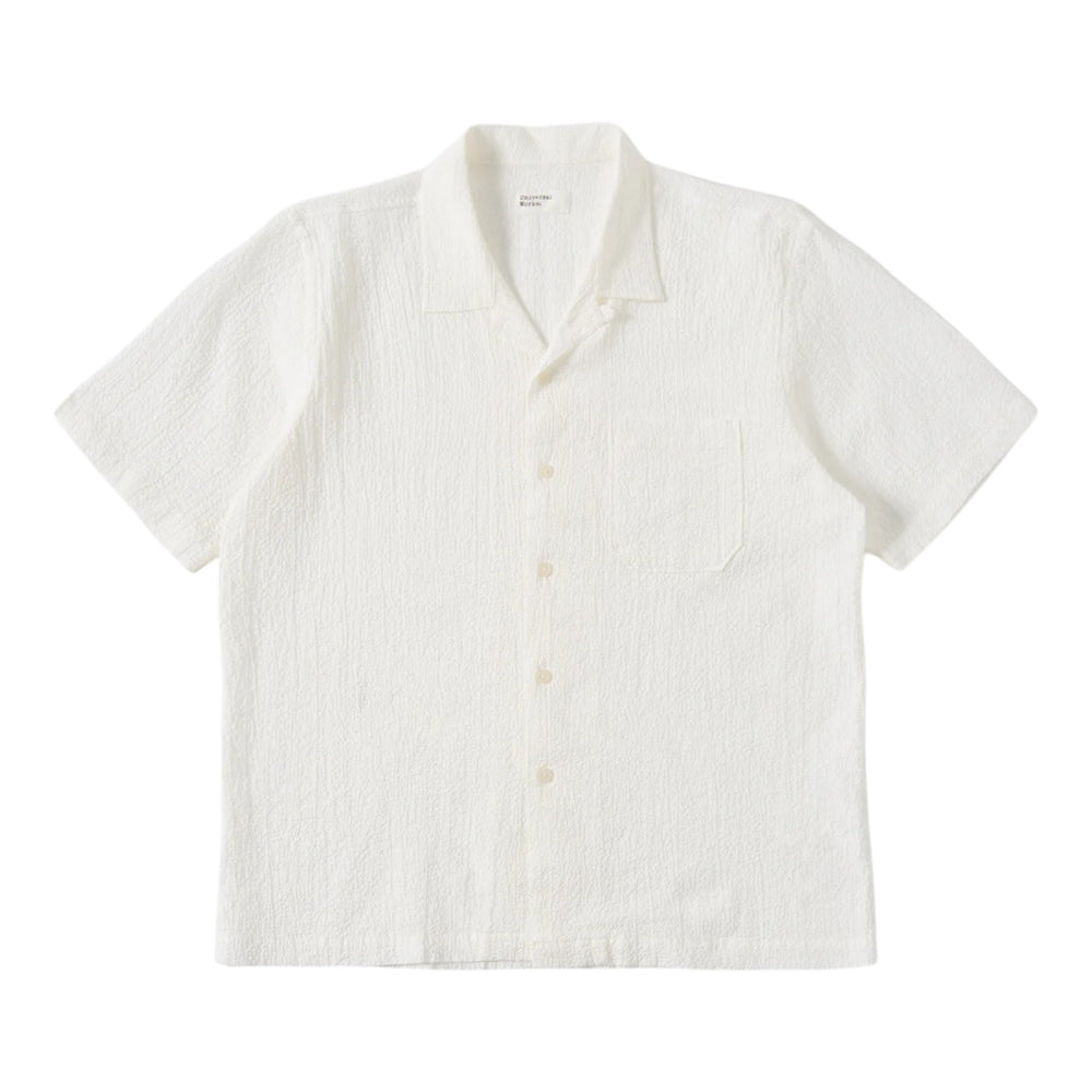 Camicia Universal Works Road Shirt - White