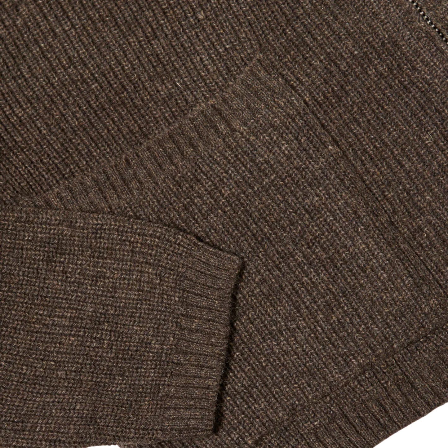 Cardigan Universal Works Zip Cardigan Eco Wool - Brown