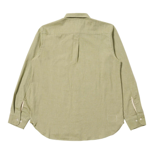 Camicia Universal Works Lazy Day Shirt Neptune Cotton - Green