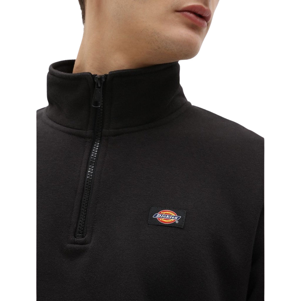 Felpa Dickies Oakport Quarter Zip - Black