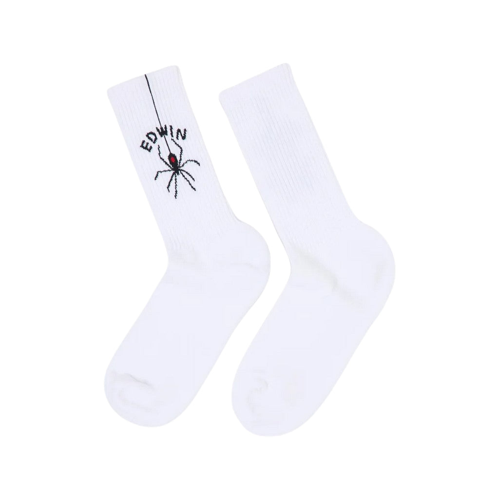 Calze Edwin Spider Socks - White