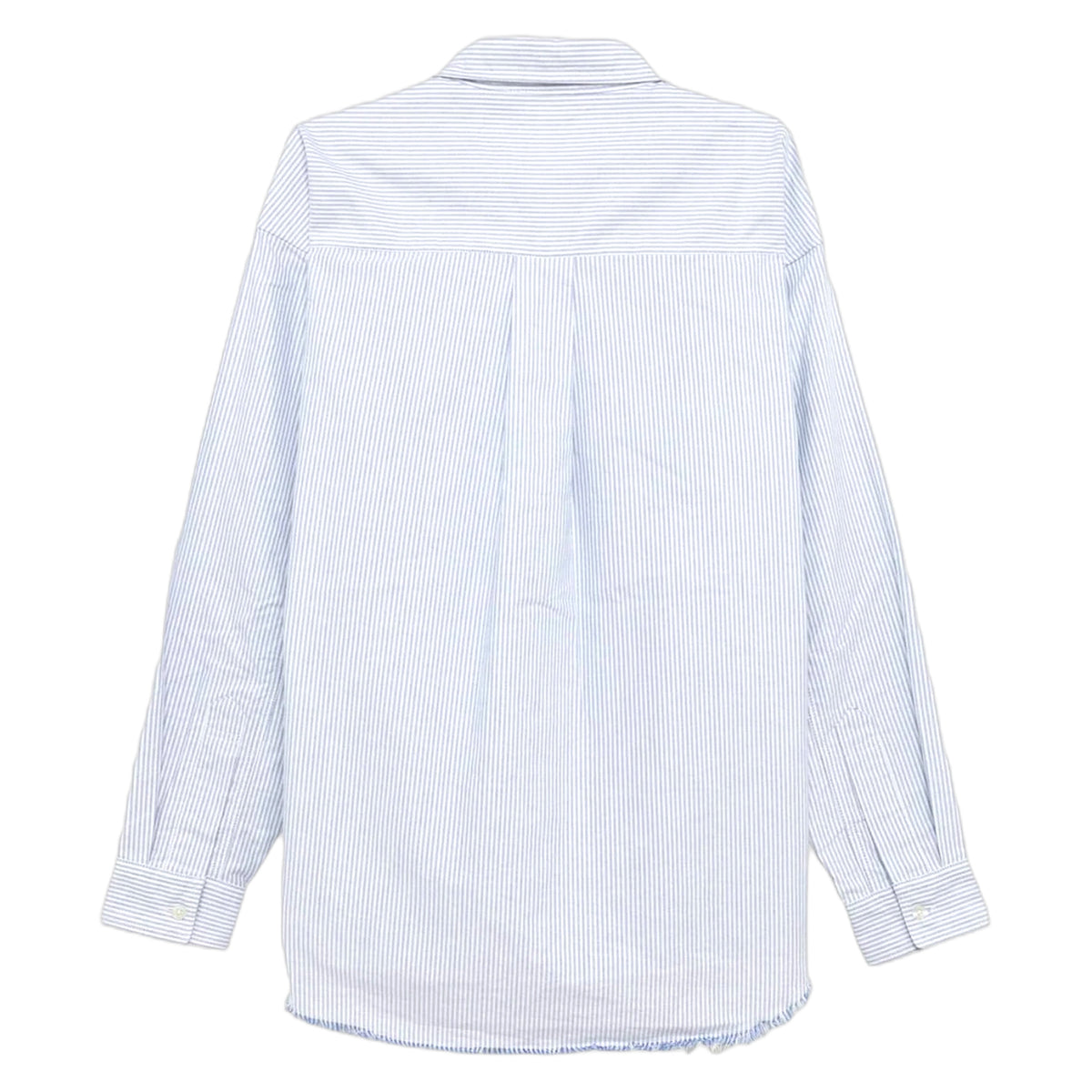 Camicia Amish Oxford Stripe Washed - White / Blue