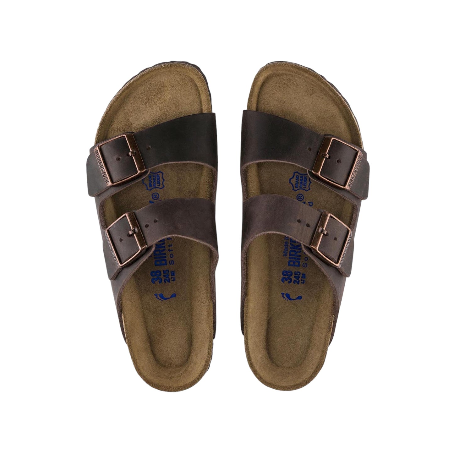 Sandali Birkenstock Arizona in Pelle Oleata - Habana Francis Concept