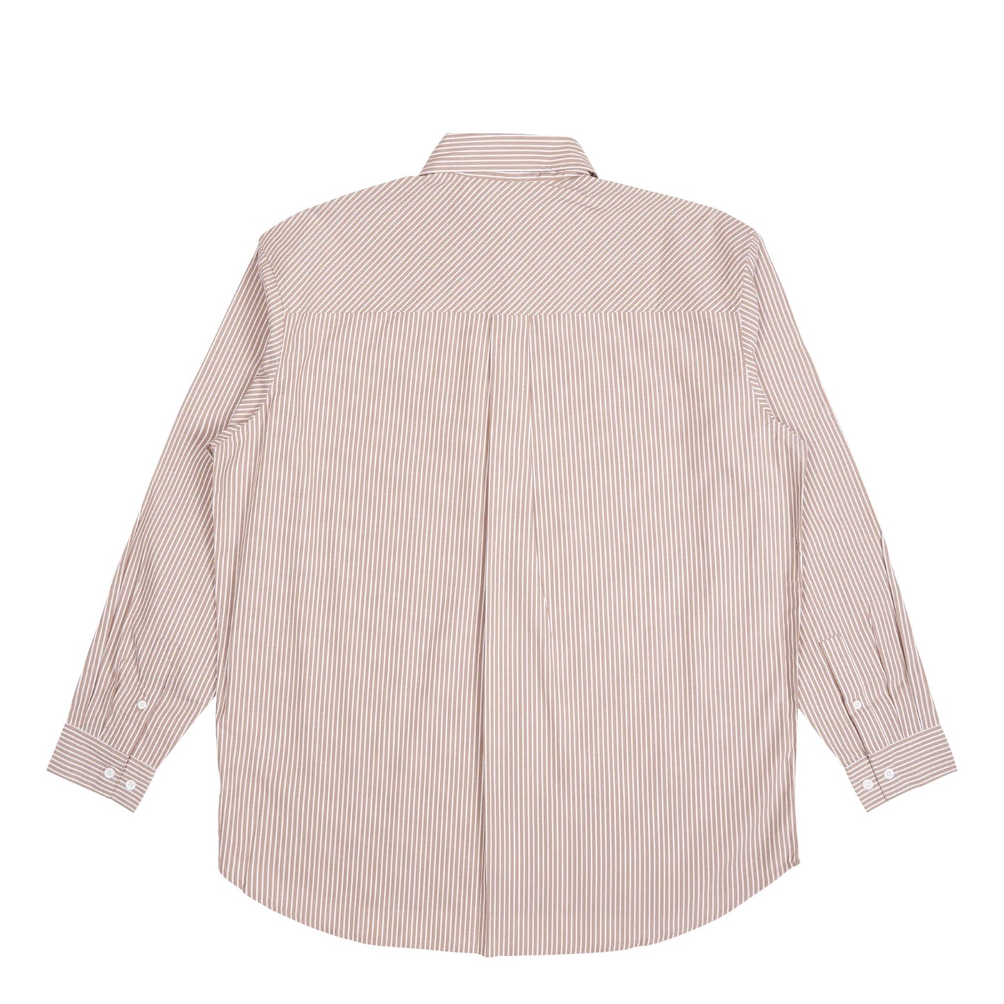 DrDenim State Poplin Shirt - Nougat Stripe Bloom Francis Concept