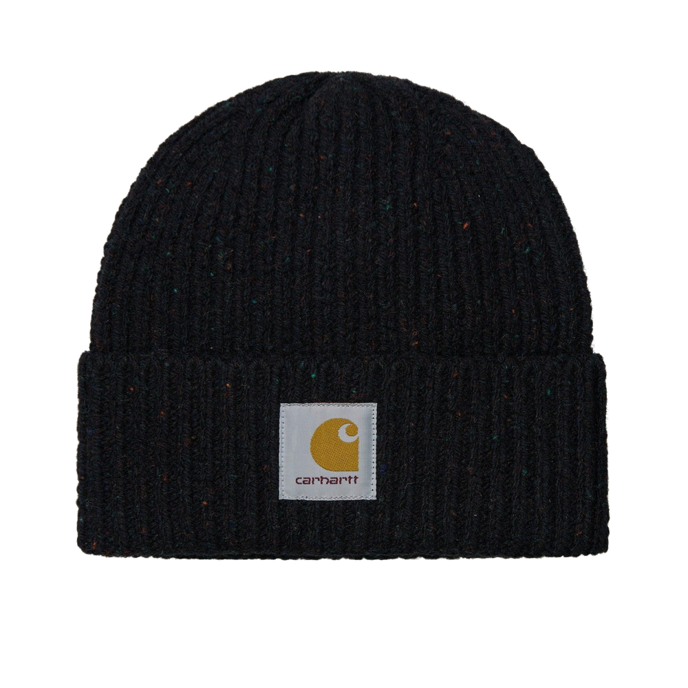 Carhartt Wip Anglistic Beanie - Speckled Black Francis Concept