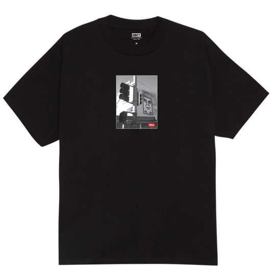 T-Shirt Obey Los Angeles Photo Tee - Black