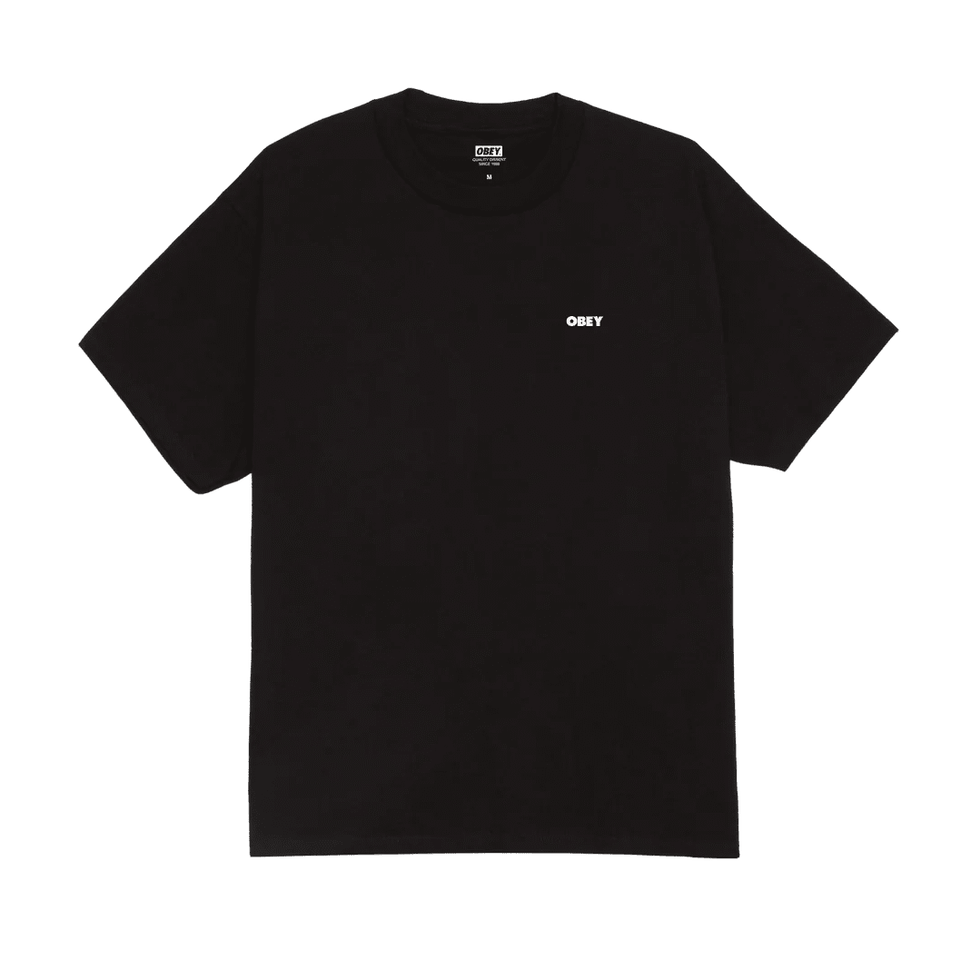 T-Shirt Obey Knowledge Is Power Tee - Black