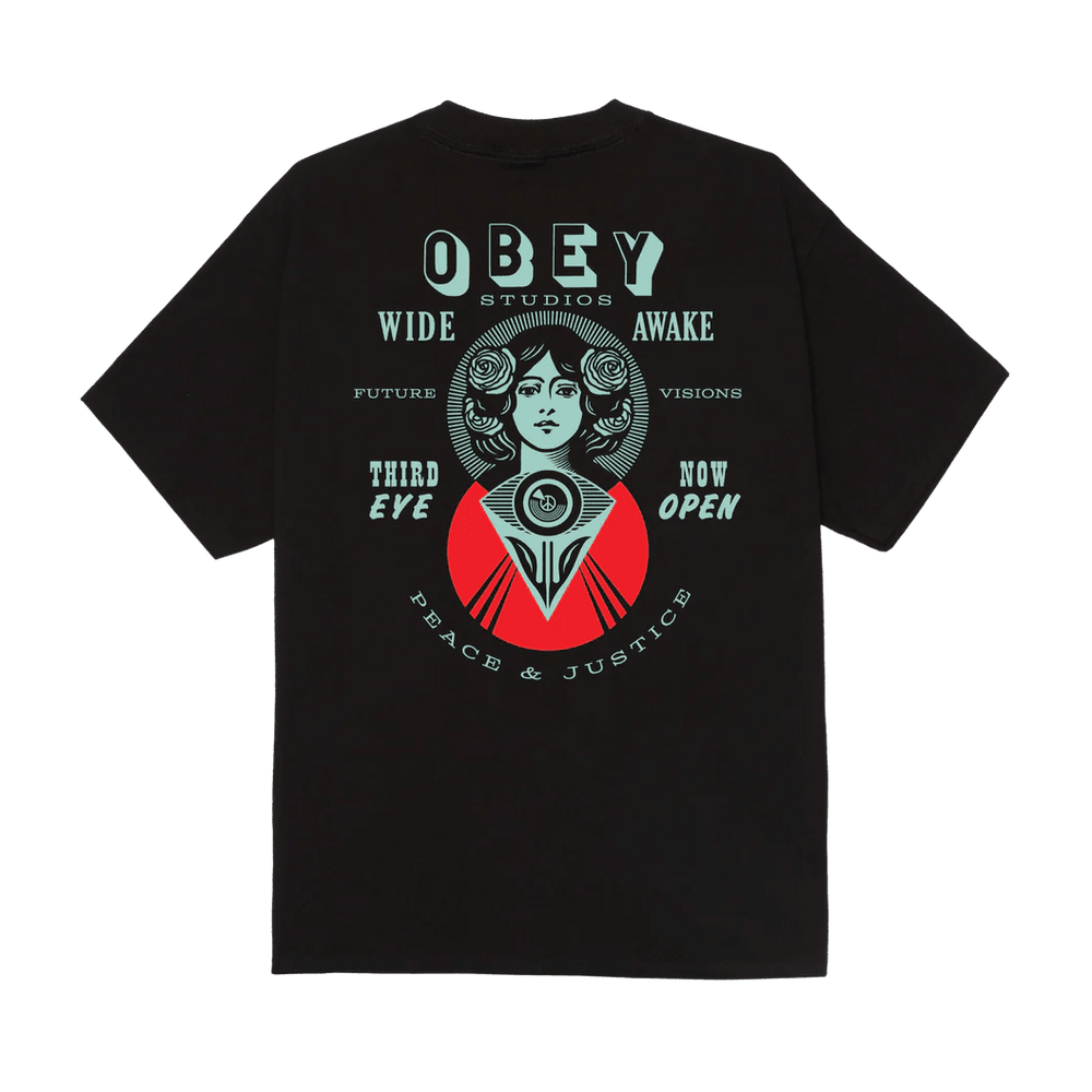 T-Shirt Obey Make Art Third Eye Tee - Black