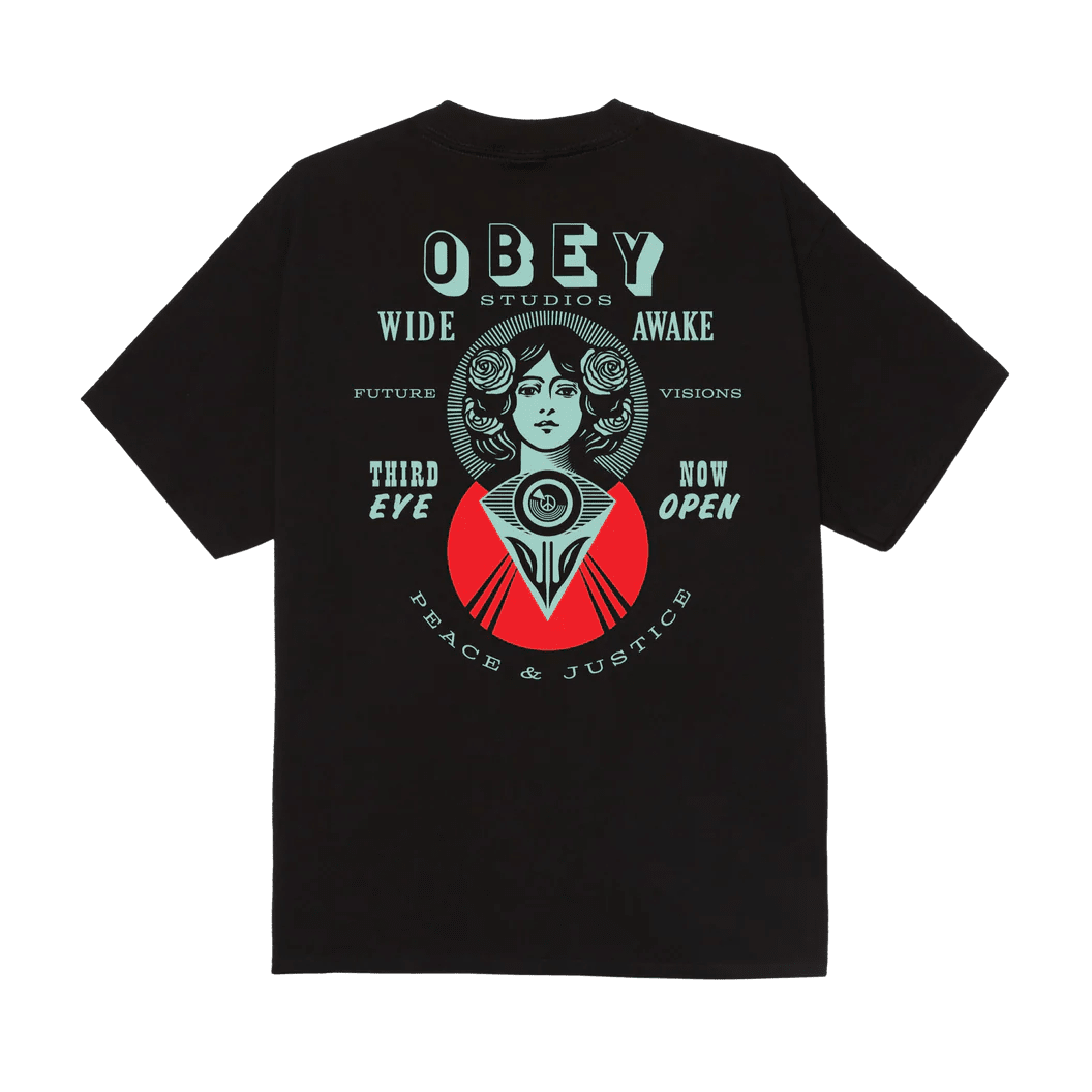 T-Shirt Obey Make Art Third Eye Tee - Black