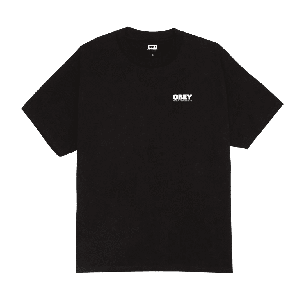T-Shirt Obey Global System Tee - Black