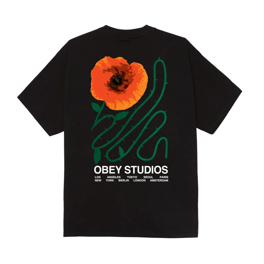 T-Shirt Obey Moves Of Life Tee - Black