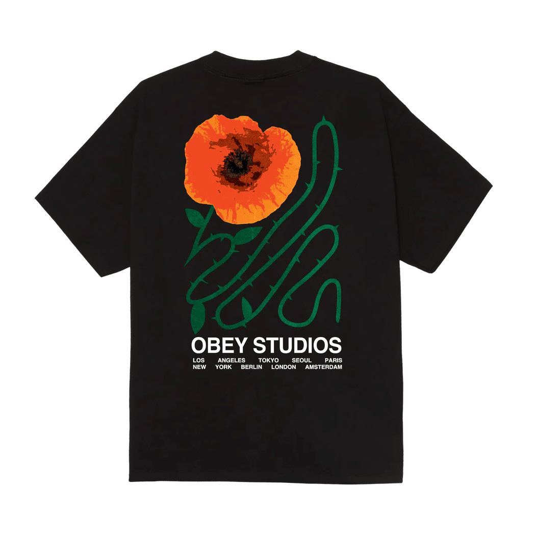 T-Shirt Obey Moves Of Life Tee - Black