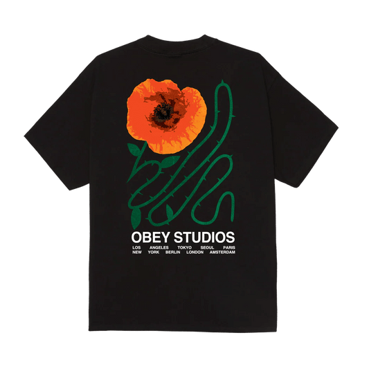 T-Shirt Obey Moves Of Life Tee - Black