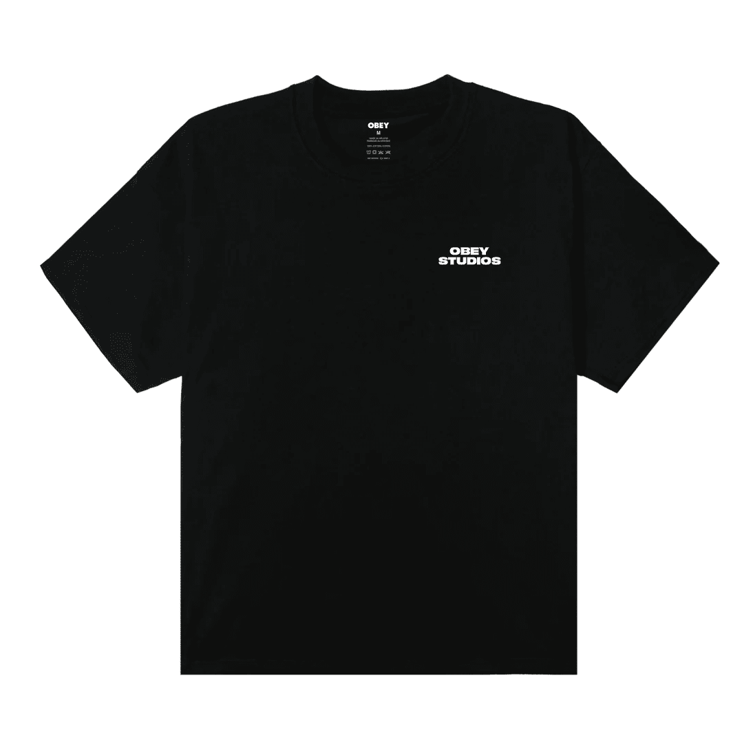 T-Shirt Obey Sky Face Tee - Black