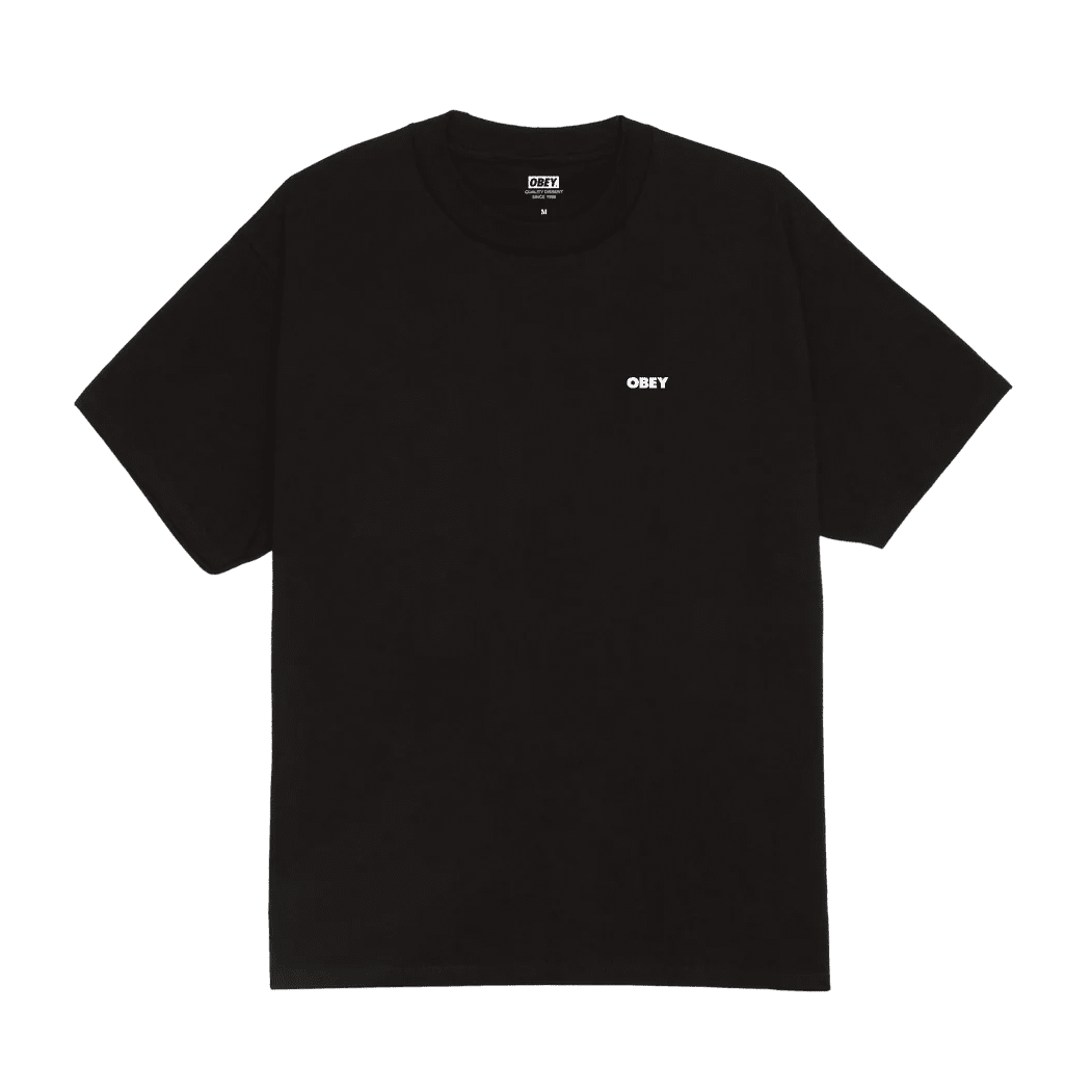 T-Shirt Obey Peep Hole Tee - Black