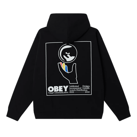 Felpa Obey Global Systems Fleece - Black