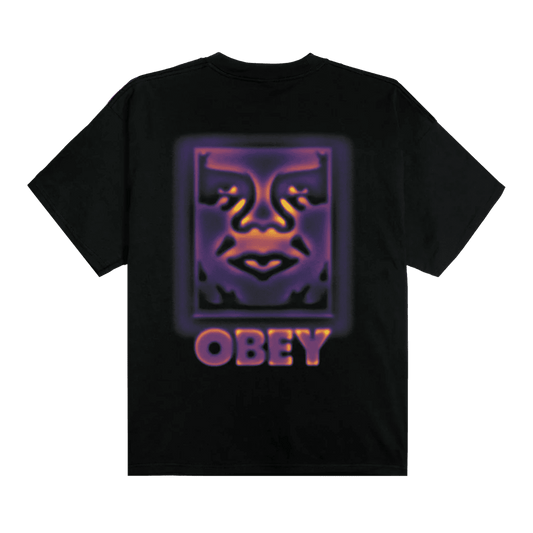 T-Shirt Obey Heat Map Icon Tee - Black