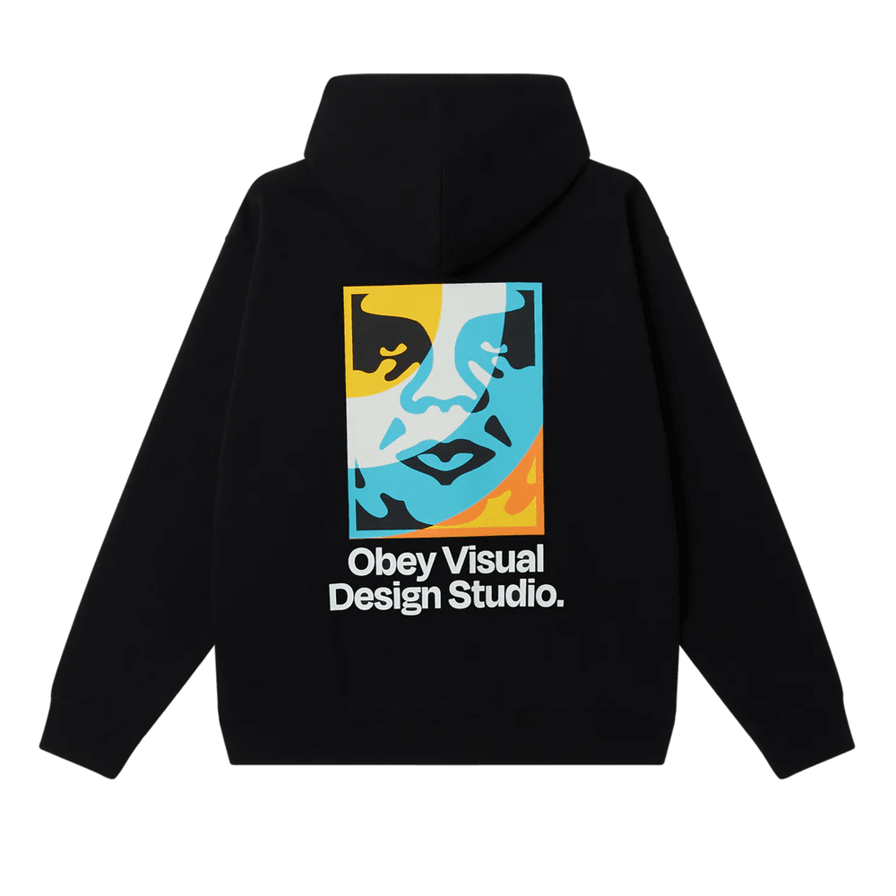 Felpa Obey Visual Design Studio Fleece - Black