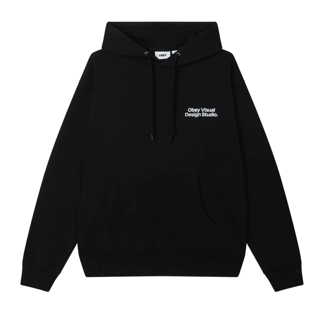 Felpa Obey Visual Design Studio Fleece - Black