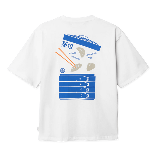 T-Shirt Woodbird Baine Dump Tee - White