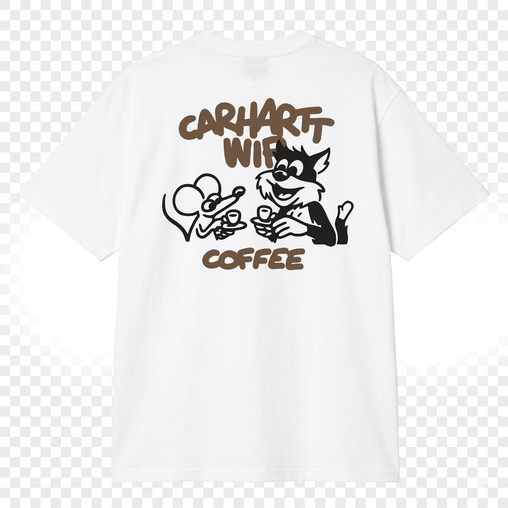 T-Shirt Carhartt Wip S/S Coffe Break T-Shirt - White