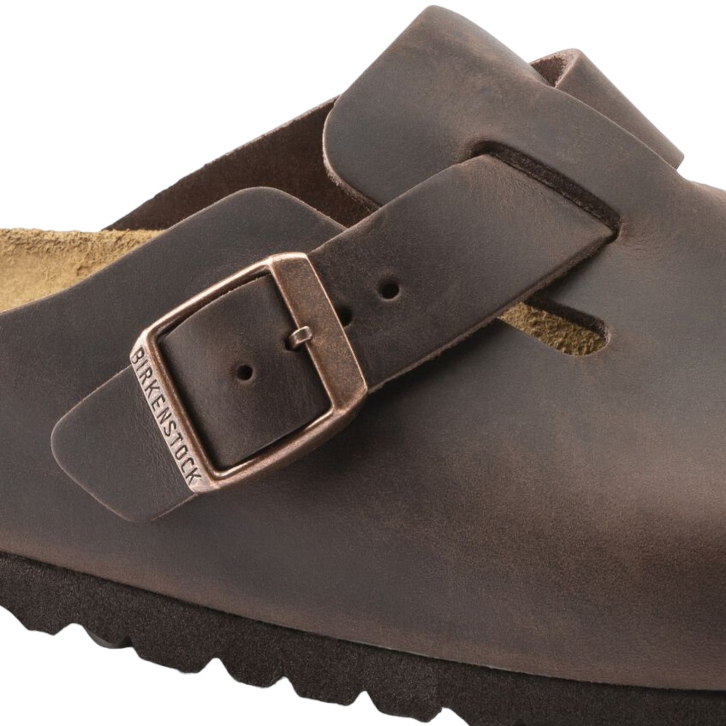 Sabot Birkenstock Boston Habana Oiled Leather Francis Concept