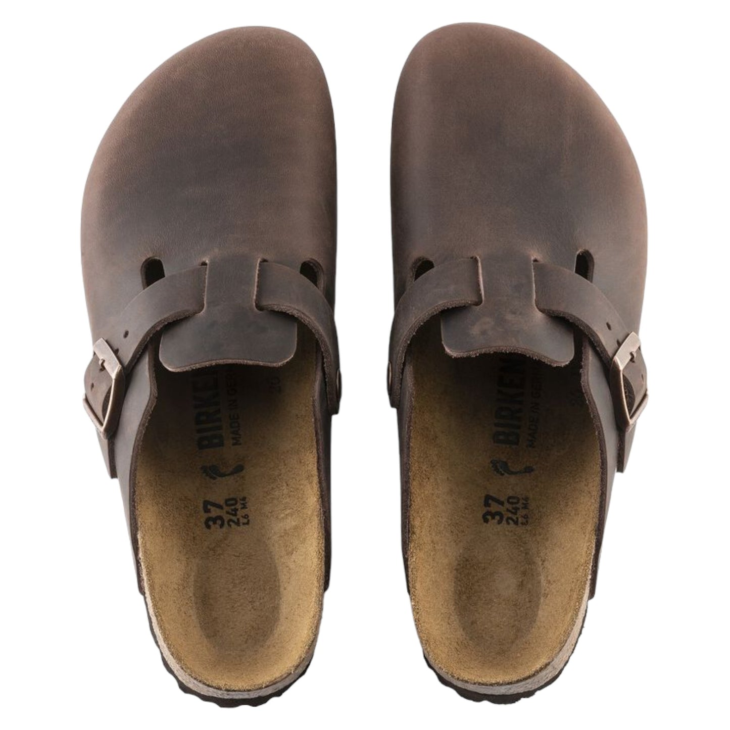 Sabot Birkenstock Boston Habana Oiled Leather Francis Concept