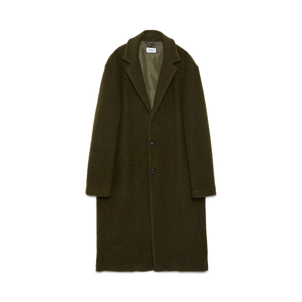 Amish Coat Unisex AMISH Blend Wool - Olive Branch Francis Concept