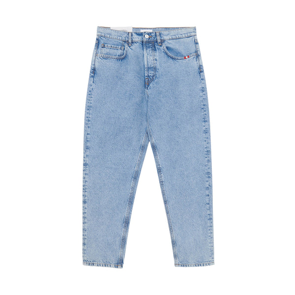 Jeans regular Uomo Amish Jeremiah MAN AMISH Denim Real Stone Denim Blue Francis Concept